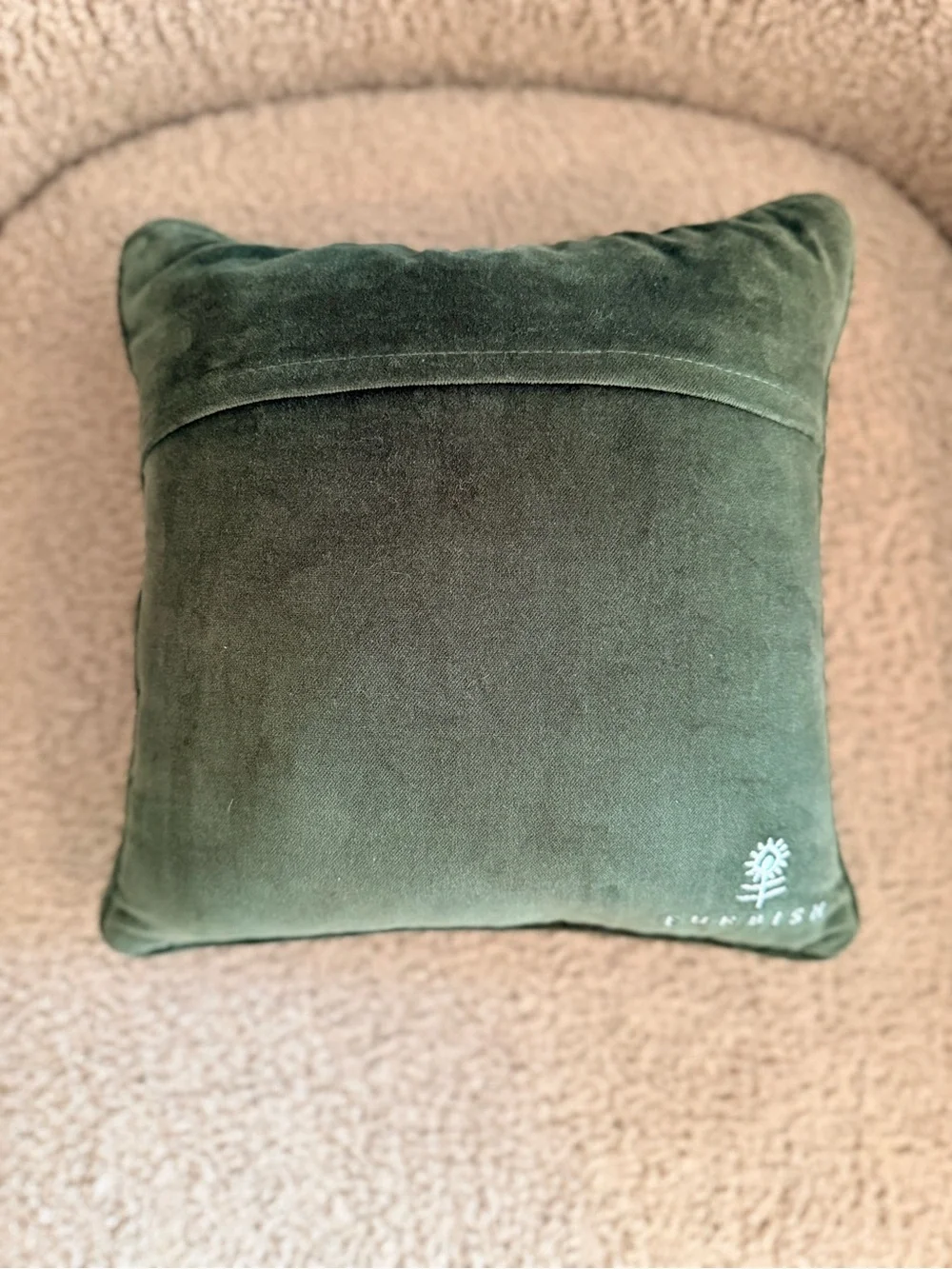 Furbish Studio “Cut the Shit” Needlepoint Pillow